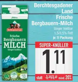 Edeka Berchtesgadener land frische bergbauern-milch Angebot
