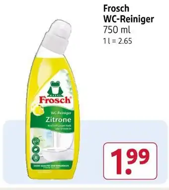 Rossmann Frosch wc-reiniger zitrone Angebot
