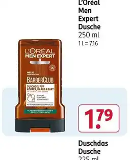 Rossmann L'oréal men expert dusche Angebot