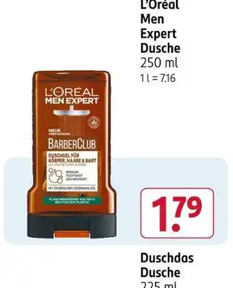 Rossmann L'oréal men expert dusche Angebot