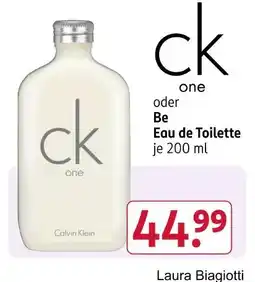 Rossmann Calvin klein ck one Angebot
