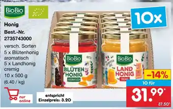 Netto Marken-Discount Biobio honig Angebot