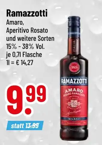 trinkgut Ramazzotti amaro, aperitivo rosato und weitere sorten Angebot
