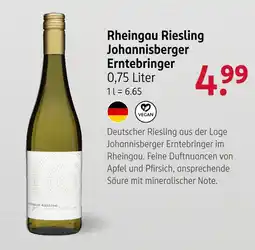 Rossmann Rheingau riesling johannisberger erntebringer Angebot