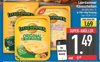 Edeka Leerdammer käsescheiben Angebot