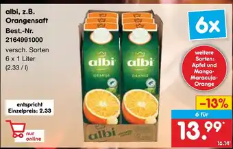 Netto Marken-Discount Albi orangensaft Angebot