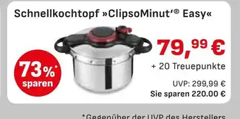 Edeka Schnellkochtopf clipsominut‘ easy Angebot