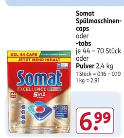 Rossmann Somat spülmaschinen-caps Angebot