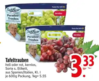 Edeka Sanlucar paradies-trauben hell Angebot