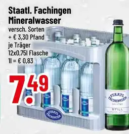 trinkgut Staatl. fachingen mineralwasser Angebot
