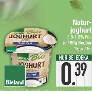 Edeka Bioland naturjoghurt Angebot