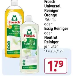 Rossmann Frosch universal reiniger orange Angebot