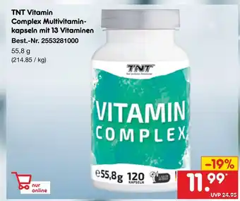 Netto Marken-Discount Tnt vitamin complex multivitamin-kapseln Angebot