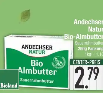 Edeka Andechser natur bio-almbutter Angebot