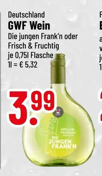 trinkgut Gwf wein die jungen frank'n Angebot