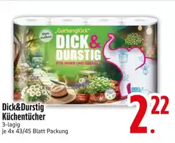 Edeka Dick&durstig küchentücher Angebot