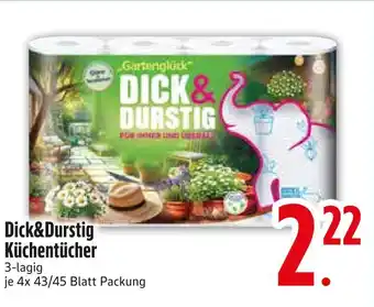 Edeka Dick&durstig küchentücher Angebot
