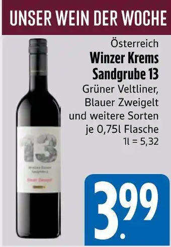 Edeka Winzer krems sandgrube 13 grüner veltliner Angebot