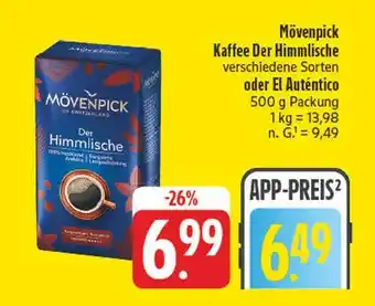 Edeka Mövenpick kaffee der himmlische Angebot