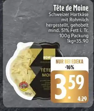 Edeka Tête de moine Angebot