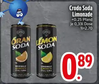 Edeka Crodo oran soda Angebot
