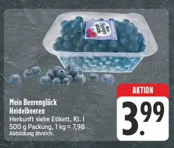 Edeka Mein beerenglück heidelbeeren Angebot