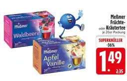 Edeka Meßmer früchte- oder kräutertee Angebot