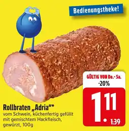 Edeka Rollbraten „adria“ Angebot