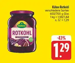 Edeka Kühne rotkohl Angebot