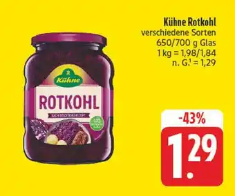 Edeka Kühne rotkohl Angebot
