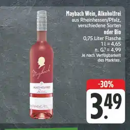 Edeka Maybach alkoholfrei rose Angebot