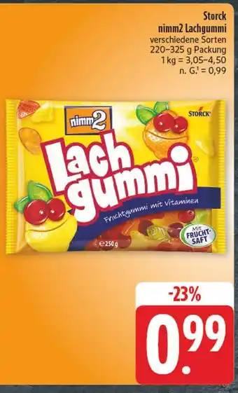 Edeka Storck nimm2 lachgummi Angebot