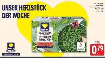 Edeka Edeka herzstücke junger spinat Angebot