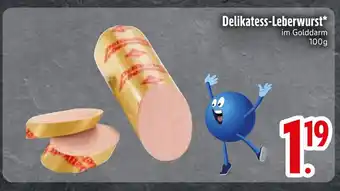 Edeka Delikatess-leberwurst Angebot
