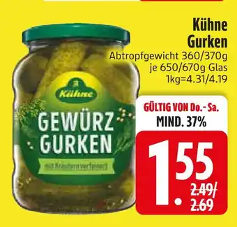 Edeka Kühne gewürzgurken Angebot