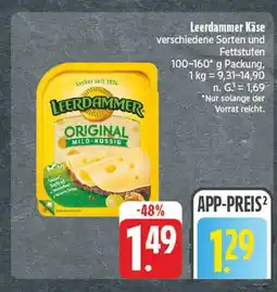 Edeka Leerdammer original mild-nussig Angebot