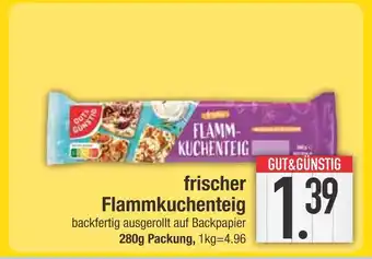 Edeka Gut&günstig frischer flammkuchenteig Angebot