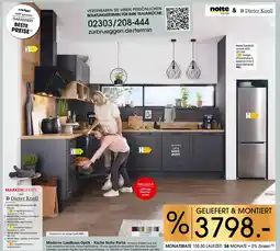 Zurbrüggen Notte & dieter knoll moderne landhaus-optik küche nolte porto Angebot