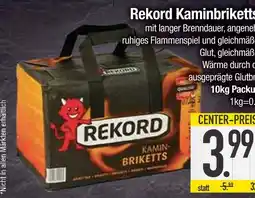 Edeka Rekord kaminbriketts Angebot