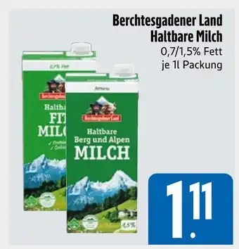 Edeka Berchtesgadener land haltbare fit milch Angebot