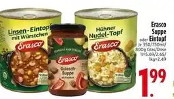 Edeka Erasco linsen-eintopf mit würstchen Angebot