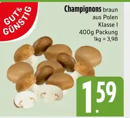 Edeka Gut & günstig champignons braun Angebot