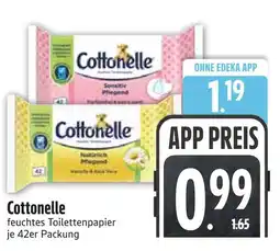 Edeka Cottonelle sensitive pflegend Angebot