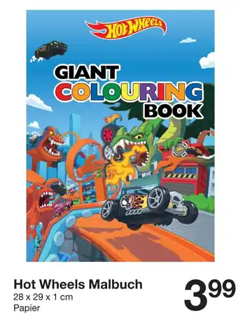 Zeeman Hot Wheels Malbuch Angebot