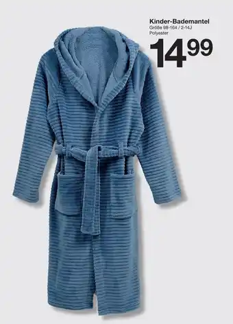 Zeeman Kinder-Bademantel Angebot