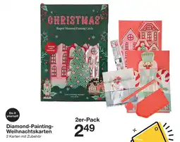 Zeeman Diamond-Painting- Weihnachtskarten Angebot