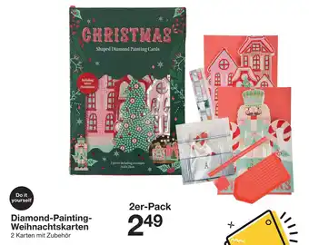 Zeeman Diamond-Painting- Weihnachtskarten Angebot