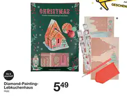 Zeeman Diamond-Painting- Lebkuchenhaus Angebot