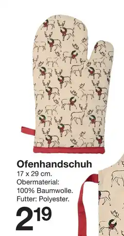 Zeeman Ofenhandschuh Angebot