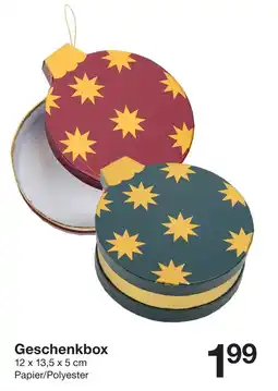 Zeeman Geschenkbox Angebot